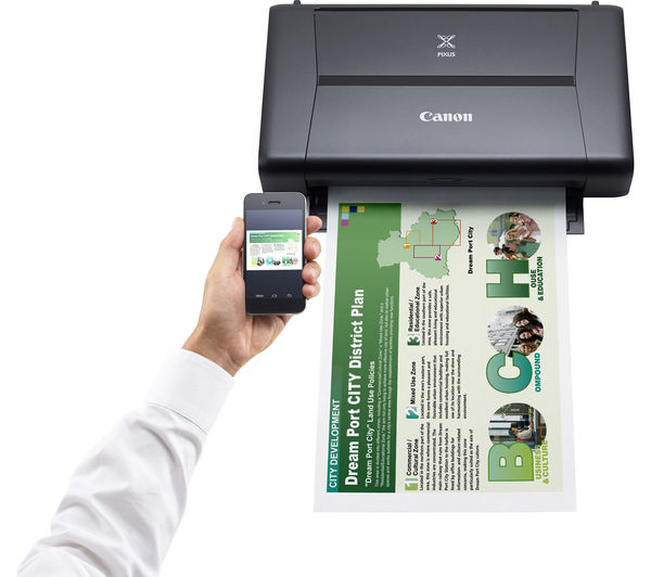 Buy Canon Pixma Ip110 Portable Wireless Inkjet Printer Free Delivery Currys 3616