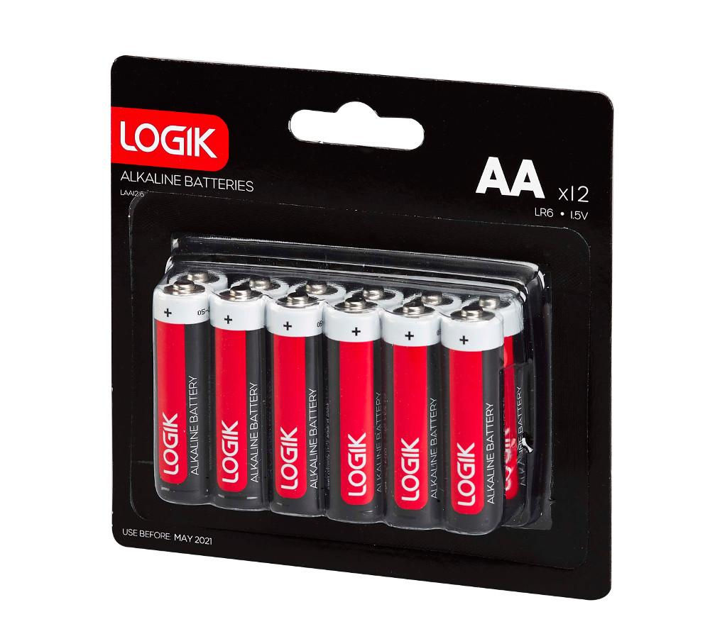 LAA1216 AA Alkaline Batteries - Pack of 12