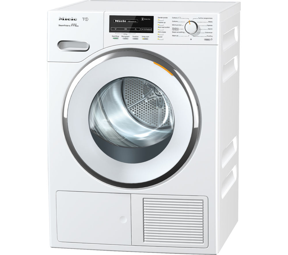 Miele Tumble Dryer TMG840 WP Heat Pump  – White, White