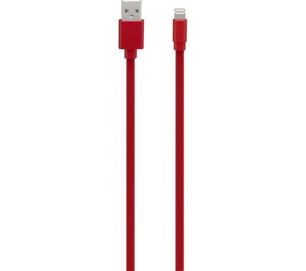 IWANTIT Lightning to USB Cable - 1 m, Red
