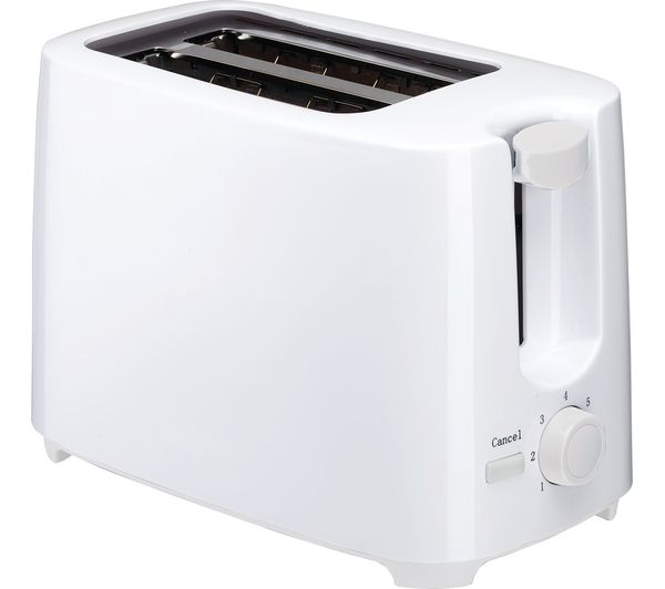 Essentials C02tw17 2 Slice Toaster White