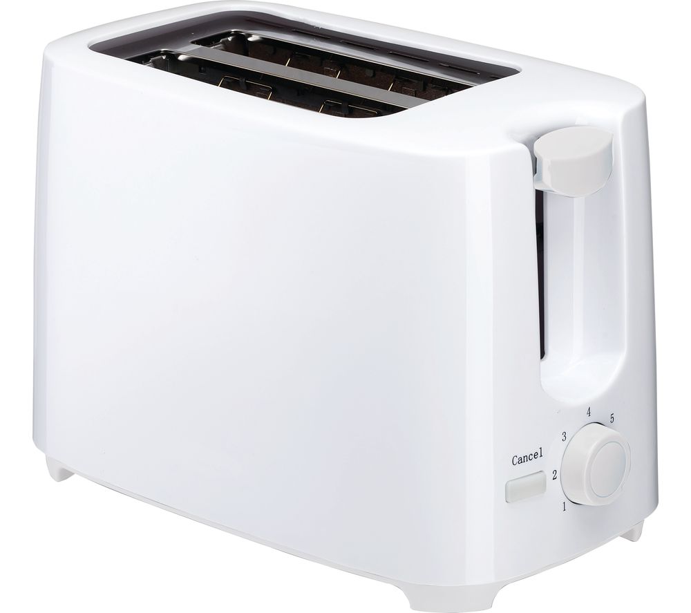 product image of ESSENTIALS C02TW17 2-Slice Toaster - White, White