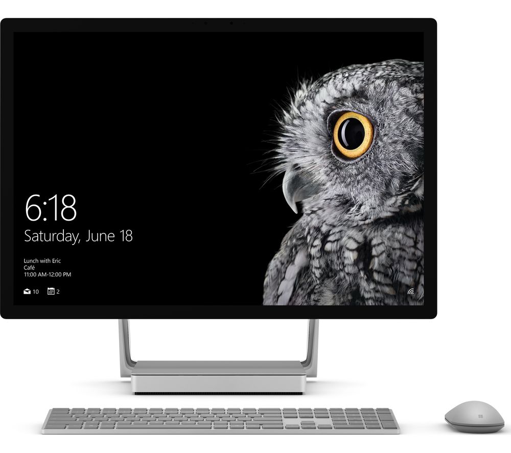 MICROSOFT Surface Studio 28″ 4K Touchscreen All-in-One PC – Silver, Silver