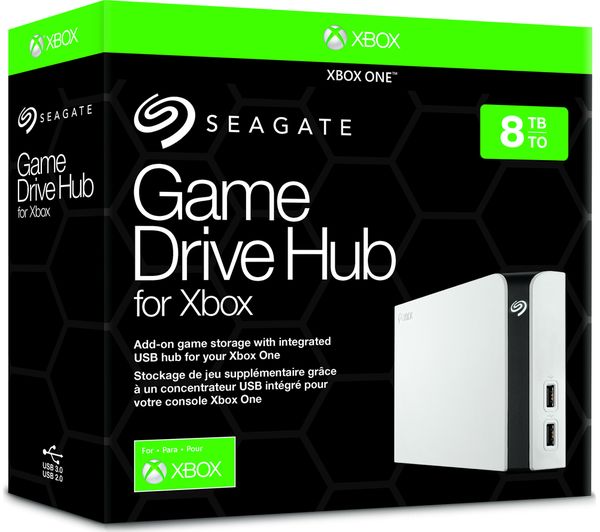 Buy Seagate Gaming Hard Drive For Xbox - 8 Tb, White | Free Delivery | Currys