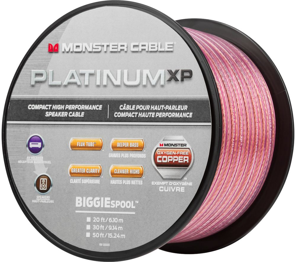 MONSTER Platinum XP MC PLAT XPMS-20 WW Speaker Cable specs