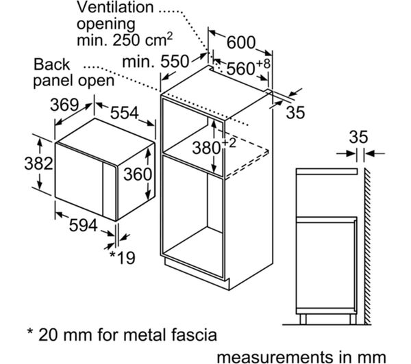 Buy NEFF HLAGD53N0B Builtin Microwave with Grill Black Free