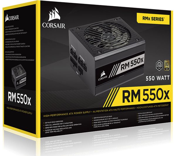 Buy Corsair Rm550x Modular Atx Psu 550 W Free Delivery Currys
