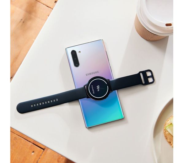 Buy Samsung Galaxy Watch Active2 4g Qi Wireless Duo Charging Pad Bundle Black Leather Stainless Steel 40 Mm Free Delivery Currys
