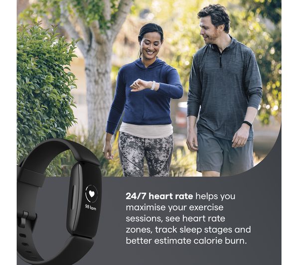Fitbit Inspire 2 Fitness Tracker with 24/7 Heart Rate - Black