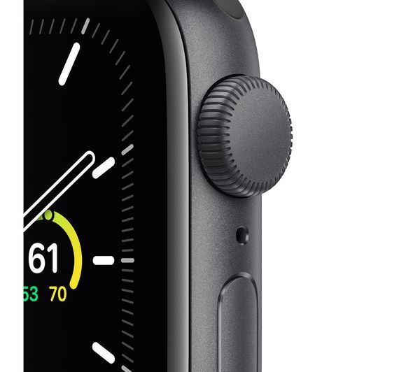 Buy APPLE Watch SE - Space Grey Aluminium with Black Sports Band, 44 mm