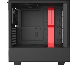 H510 ATX Mid-Tower PC Case - Black & Red