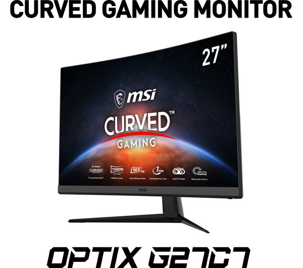 MSI Optix G27C7 - Comprar monitor gaming 27 FHD 165Hz