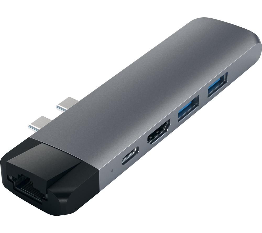 SATECHI ST-TCPHEM 6-port USB Type-C Connection Hub - Space Grey