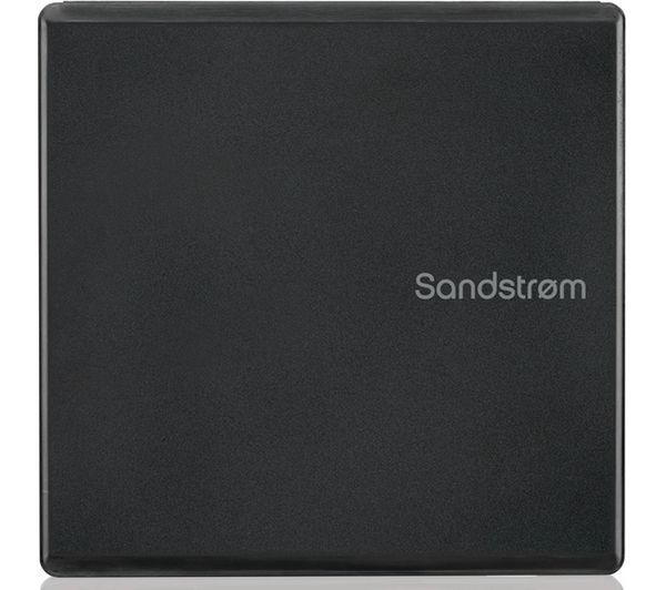 SANDSTROM Ultra Slim SEDVDBK22 External CD/DVD Writer - Black