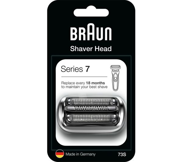 Image of BRAUN Series 7 73S Electric Shaver Head Replacement - Silver