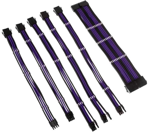 Kolink Core Adept Power Extension Cable Kit Black Purple