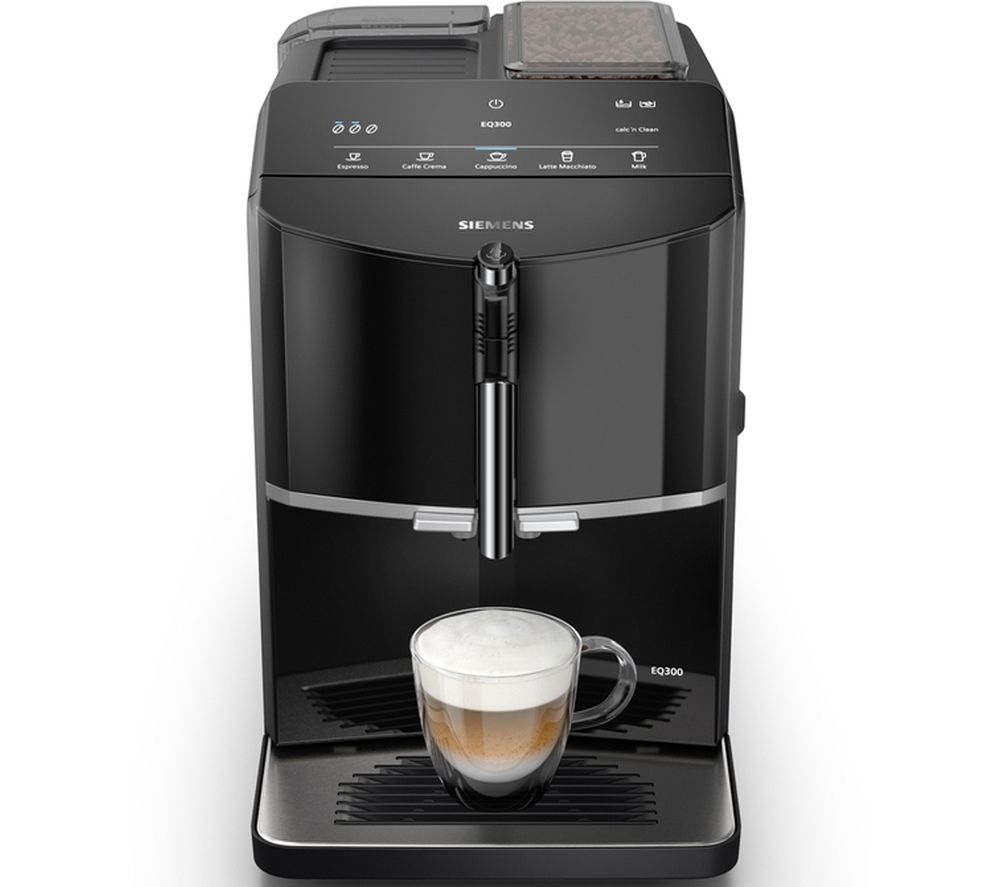 TF301G19 EQ300 Bean to Cup Fully Automatic Freestanding Coffee Machine - Piano Black