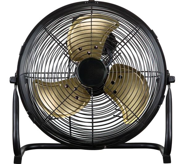 RUSSELL HOBBS RHGF1221BG 12" Turbo Fan - Gold & Black