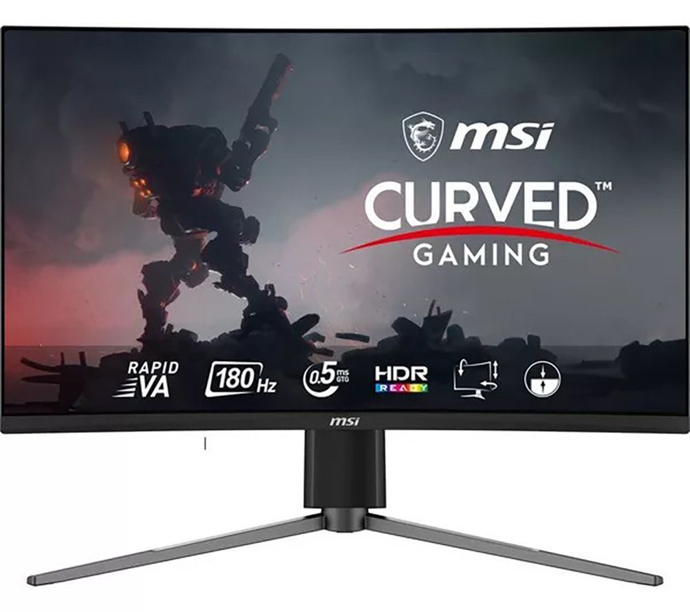 MAG 27CQ6PF Quad HD 27" Curved VA LCD Gaming Monitor - Black