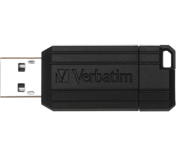 Verbatim Pinstripe Usb 20 Memory Stick 64 Gb Black