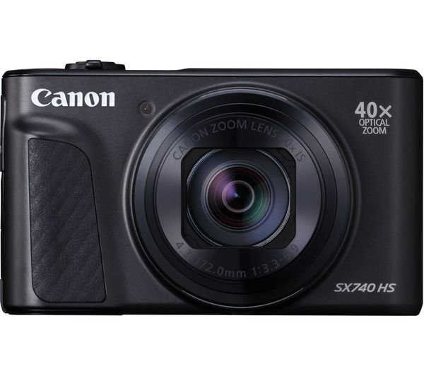 CANON PowerShot SX740 HS Lite Superzoom Compact Camera - Black