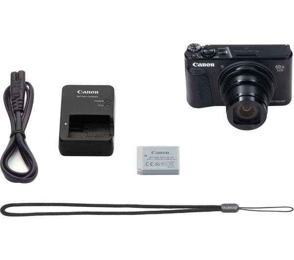 CANON PowerShot SX740 HS Lite Superzoom Compact Camera - Black