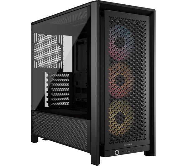 Corsair Frame 4000d Rs Argb Atx Mid Tower Pc Case Black