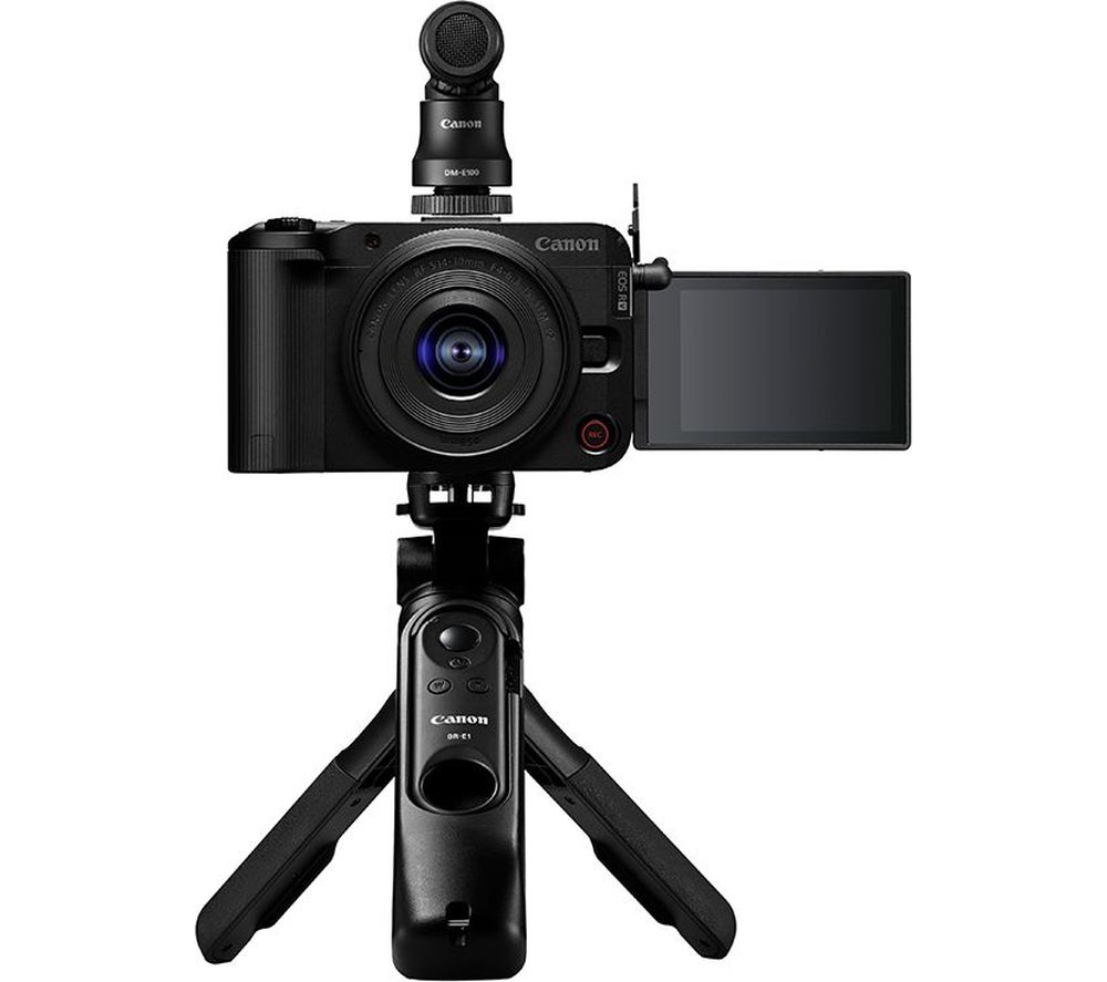 EOS R50 V Mirrorless Camera Creator Kit with RF-S 14-30 mm f/4-6.3 IS STM PZ Lens