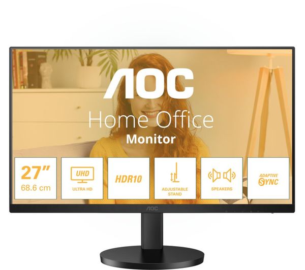 Aoc U27b3af 4k Ultra Hd 27 Ips Lcd Monitor Black Aoc U27b3af 4k Ultra Hd 27 Ips Lcd Monitor Black
