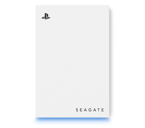 An image of SEAGATE Gaming Hard Drive for PlayStation - 5 TB, White