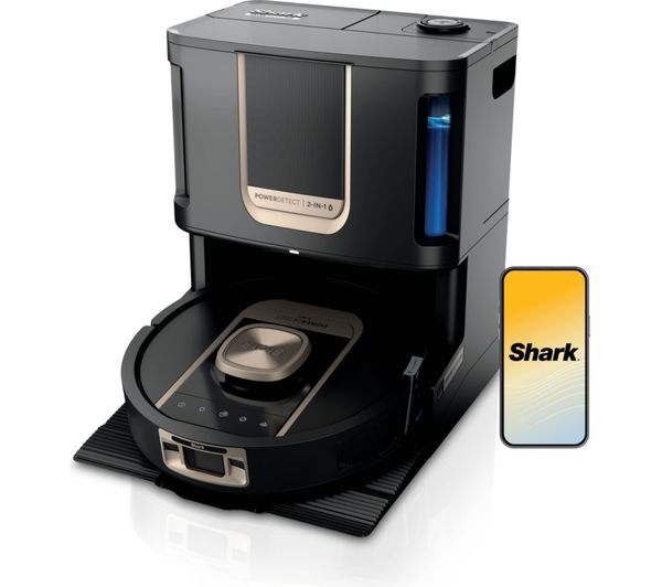 SHARK ThermaCharged PowerDetect RV2900XEUK Robot Vacuum Cleaner - Black