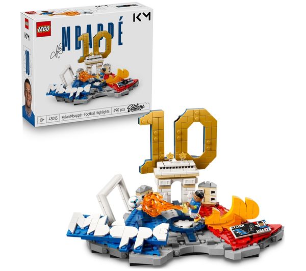 An image of LEGO Editions 43013 Kylian Mbappé: Football Highlights Set
