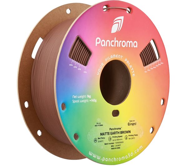 An image of POLYMAKER Panchroma 3D Printing Filament - Earth Brown