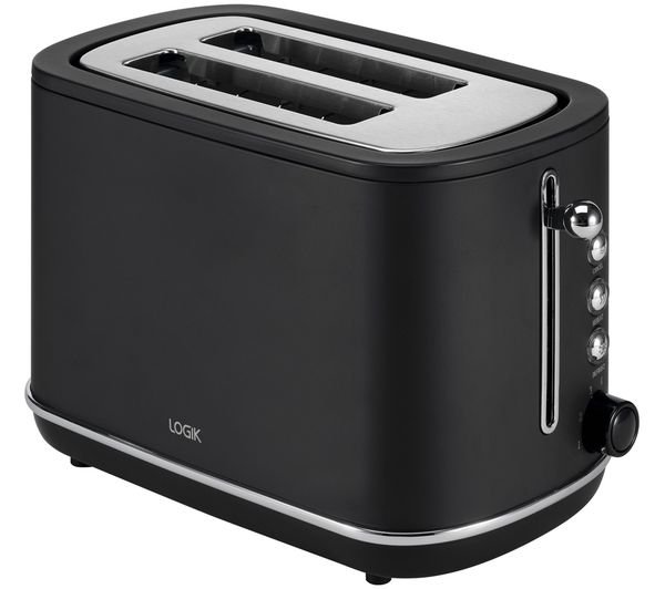 An image of LOGIK L02STB26 2-Slice Toaster - Black
