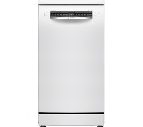 An image of BOSCH Series 4 SPS4HMW14G Slimline WiFi-enabled Dishwasher - White