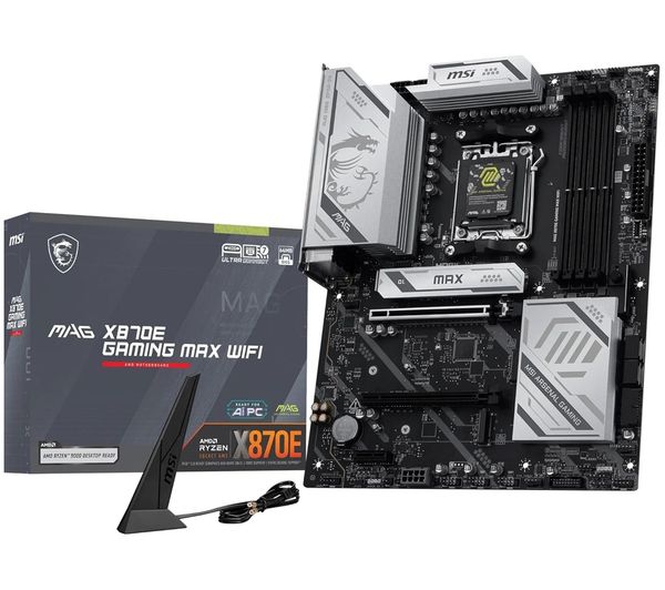 An image of MSI MAG X870E GAMING MAX WIFI AM5 Motherboard