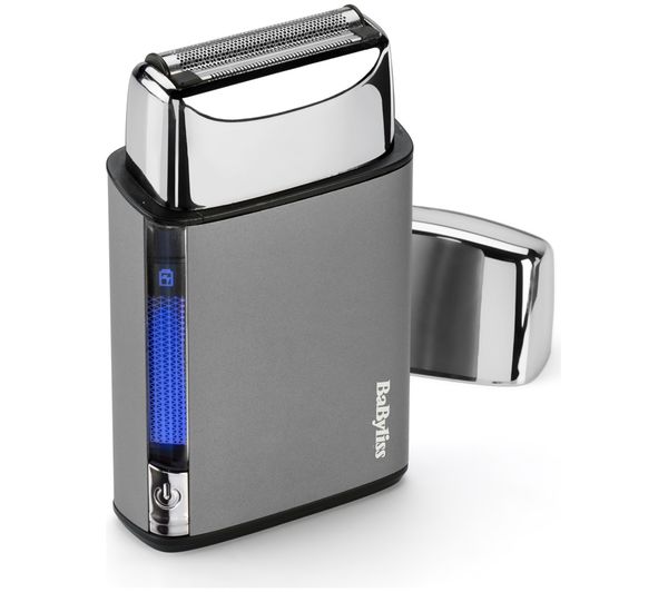 An image of BABYLISS Super-X Metal Series Electric Single Foil Wet & Dry Shaver - Grey
