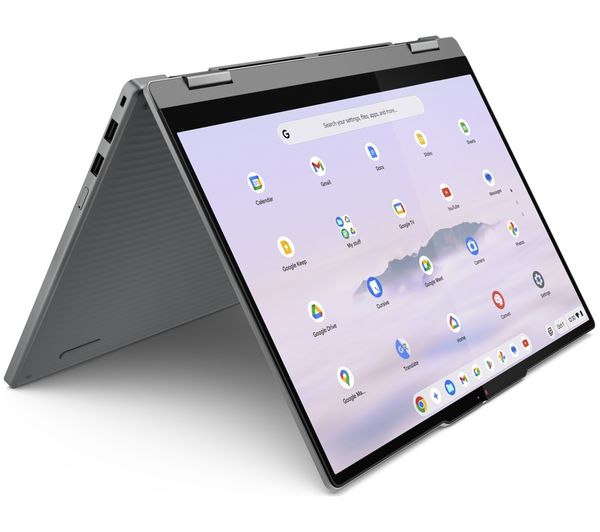 An image of LENOVO 14" 2 in 1 Chromebook Plus - Intel® Core™ 3 N355, 128 GB UFS, Grey