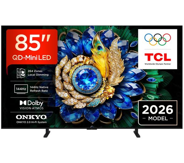 An image of TCL A400M 85" Premium QD-Mini LED 4K HDR Smart Google TV 2026 - 85A400M-UK