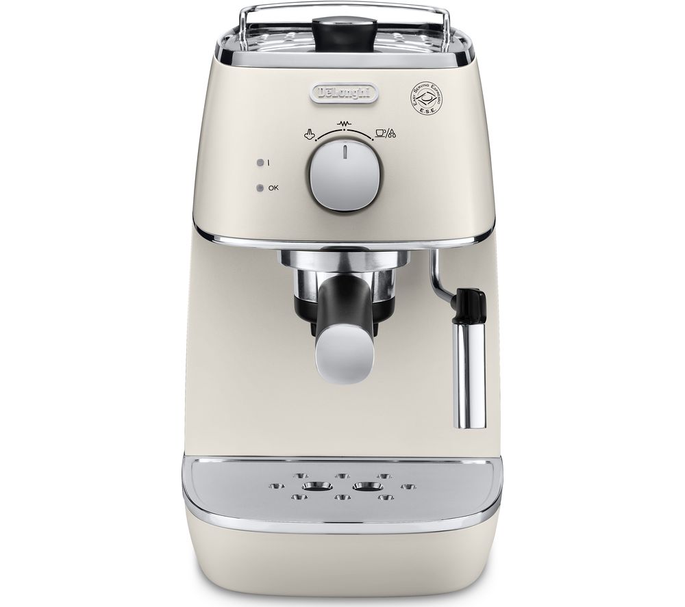 DELONGHI Distinta ECI341.W Coffee Machine – White, White