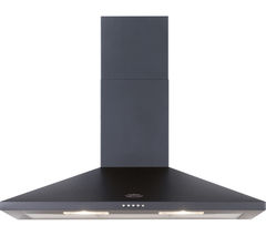 BELLING 70CHIM Chimney Cooker Hood - Black