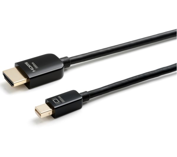 TECHLINK Mini DisplayPort to HDMI Adapter - 2 m, Gold