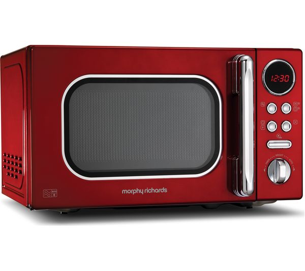 MORPHY RICHARDS Accents 511502 Compact Solo Microwave - Red, Red