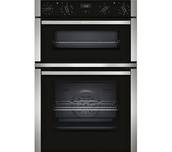 Neff N50 U1ace2hn0b Electric Double Oven Stainless Steel