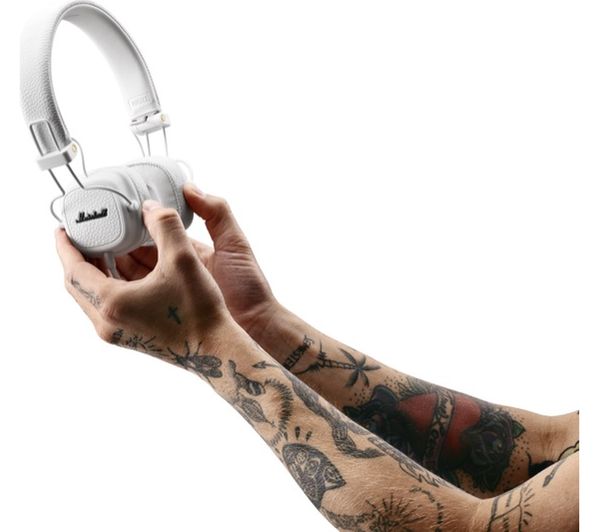 MARSHALL Major III Headphones - White - 257101 - Currys Business