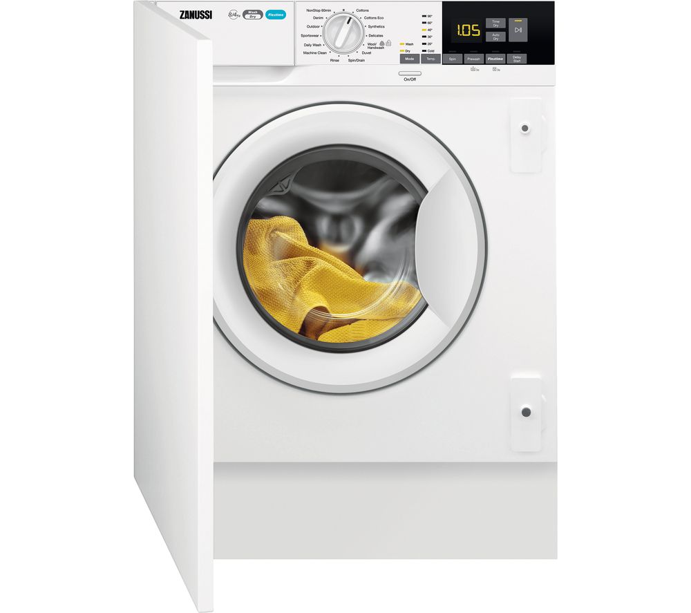 ZANUSSI Z816WT85BI Integrated 8 kg Washer Dryer