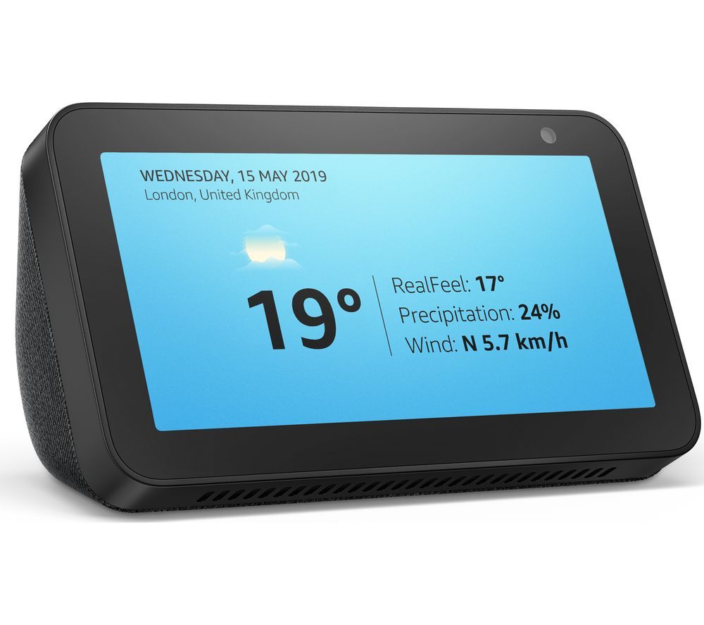 AMAZON Echo Show 5 2019 Black Fast Delivery Currysie