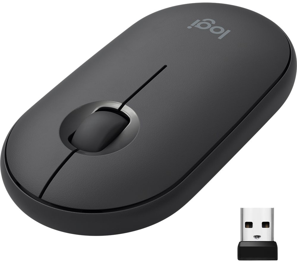 LOGITECH Pebble M350 Wireless Optical Mouse - Black