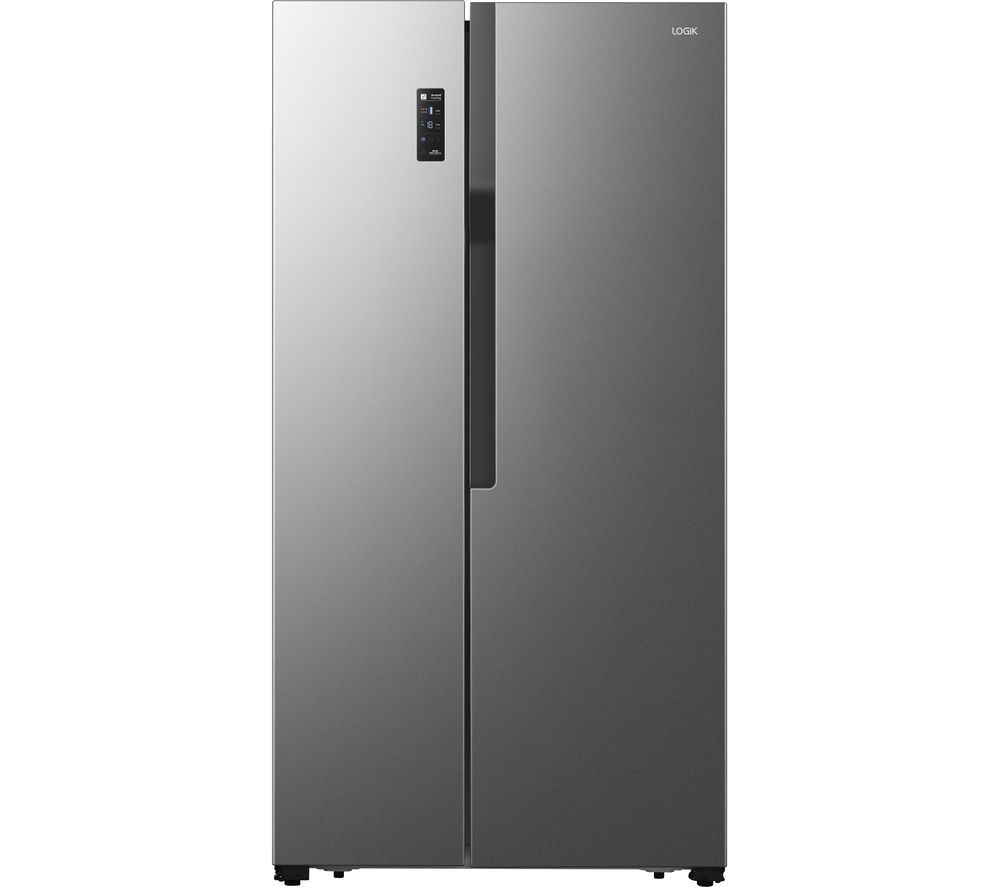 LOGIK LSBSX20 American-Style Fridge Freezer - Inox