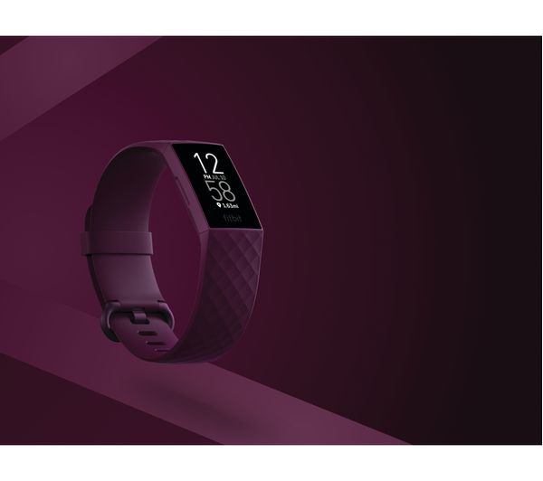 Buy FITBIT Charge 4 Fitness Tracker - Rosewood, Universal | Free ...